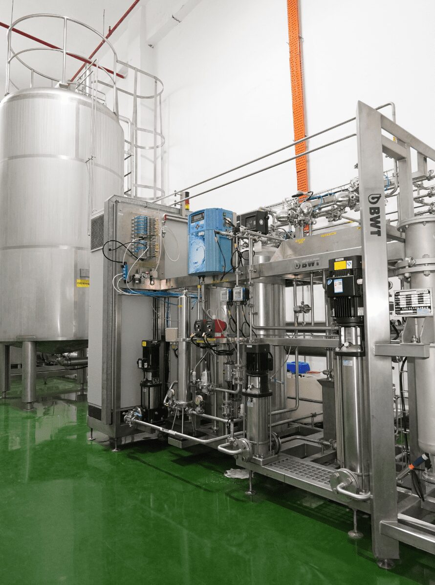 Water treatment and liquid processing system at Edmark Industries
