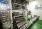 Multi-lane stick-pack machine filling powder sachets