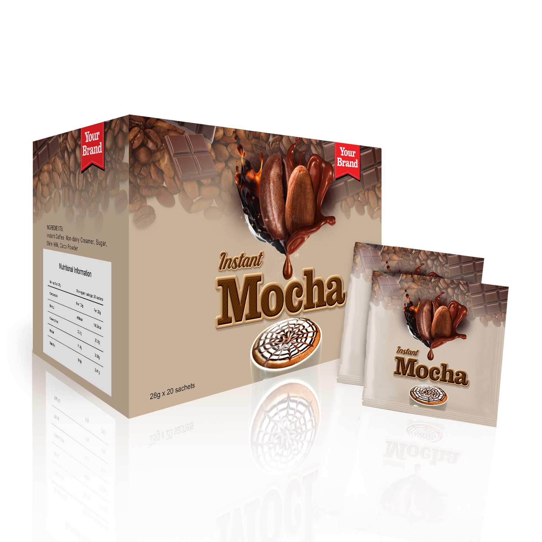 Mocha - Food & Beverage product by Edmark Industries, ISO certified OEM manufacturer Malaysia