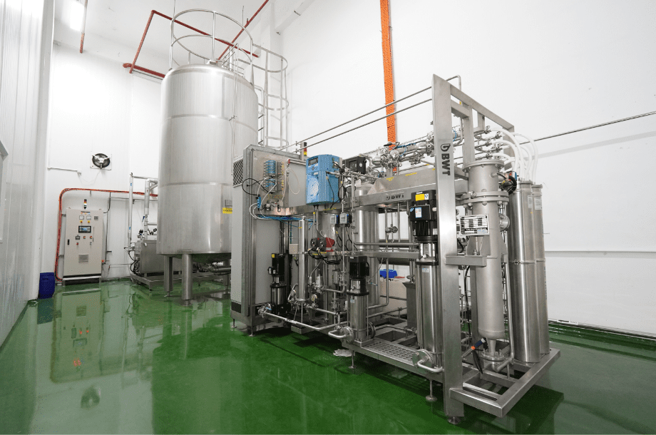 Water treatment and purification plant serving the Edmark Industries factory