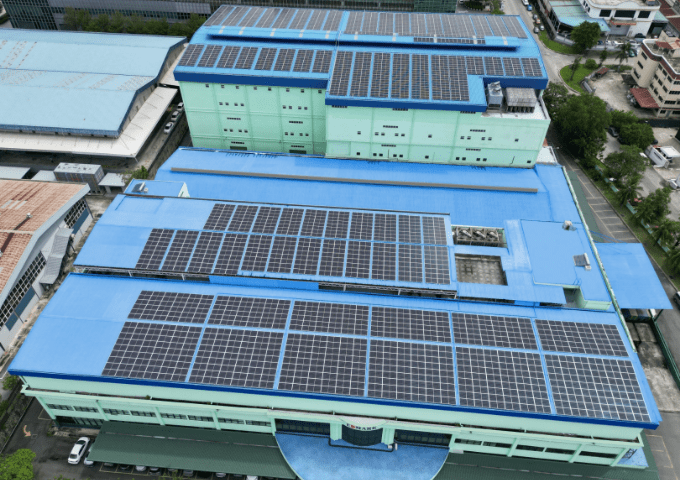 Solar-powered green energy manufacturing at Edmark Industries