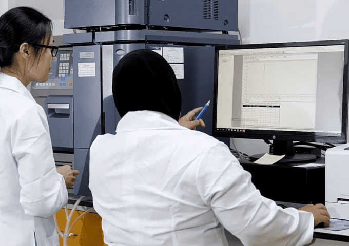 Research and development laboratory at Edmark Industries
