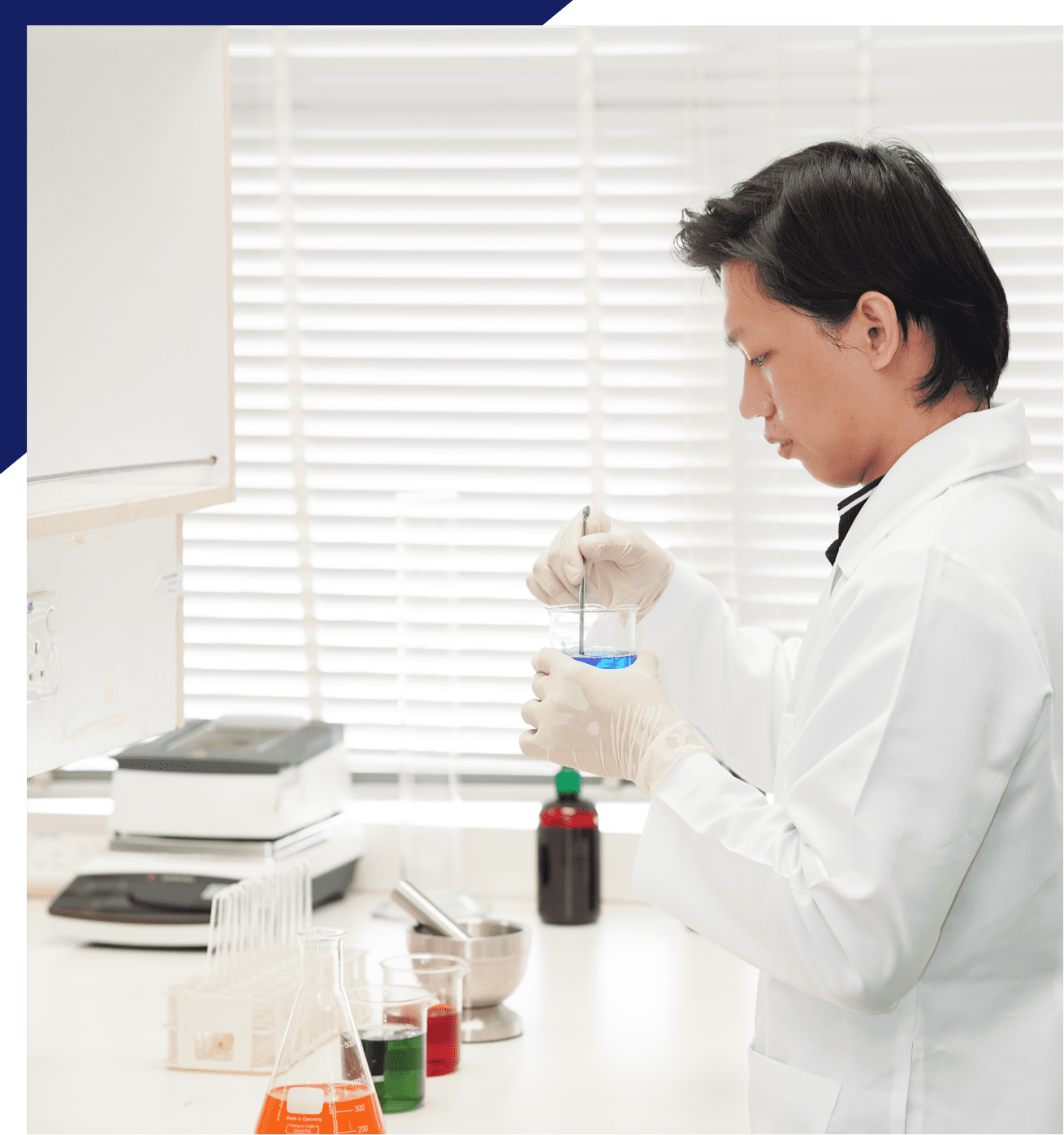 Research and development laboratory at Edmark Industries