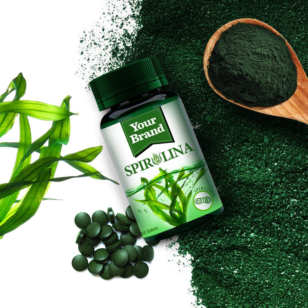 Hawaiian Spirulina Tablet - Gallery image 1 - Traditional Medicine OEM product by Edmark Industries