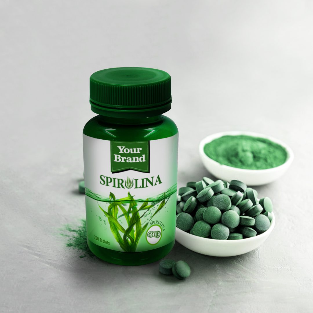 Hawaiian Spirulina Tablet - Gallery image 2 - Traditional Medicine OEM product by Edmark Industries