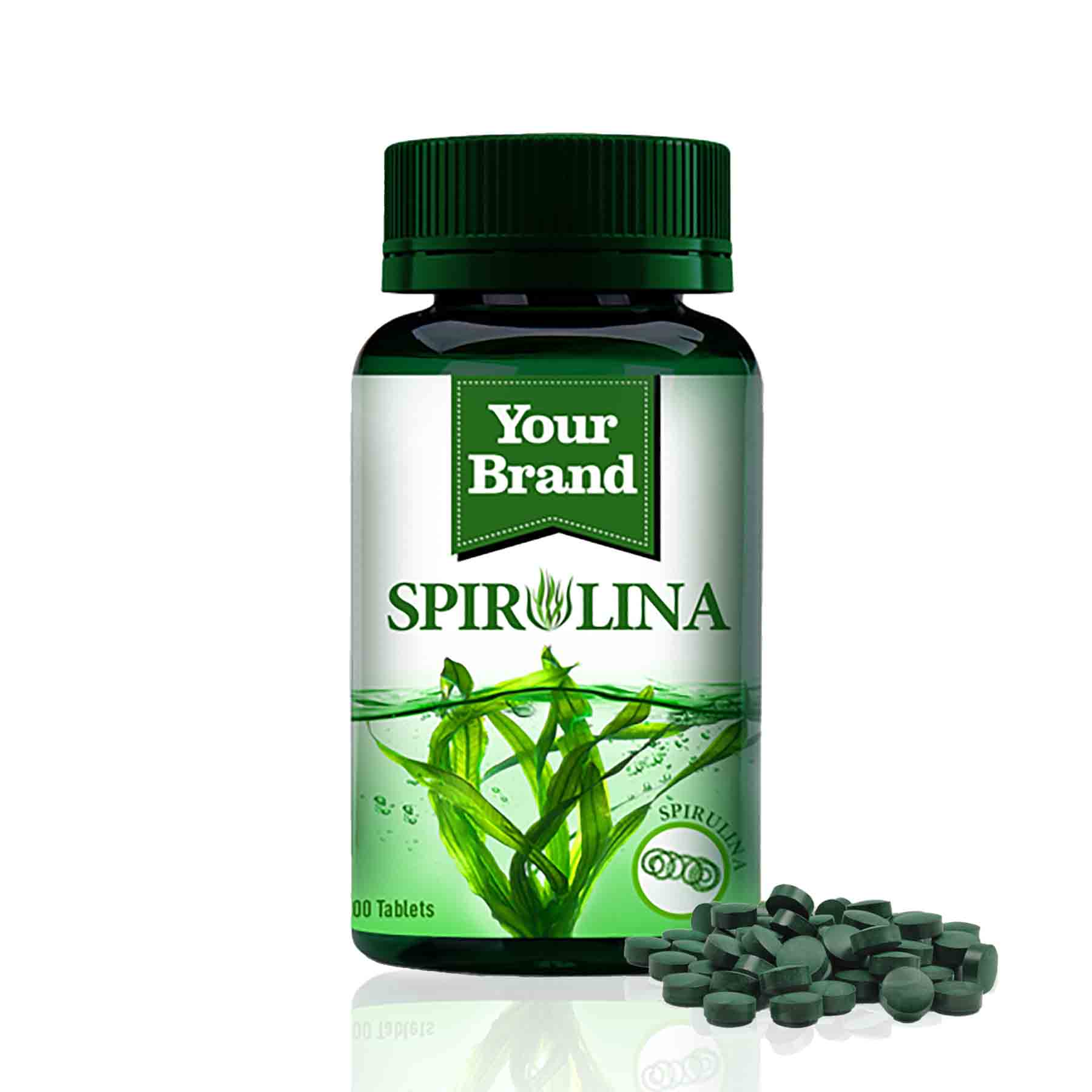 Hawaiian Spirulina Tablet - Traditional Medicine product by Edmark Industries, ISO certified OEM manufacturer Malaysia