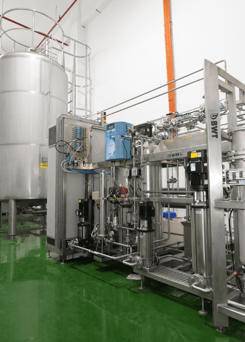 Water treatment and liquid processing system at Edmark Industries
