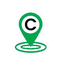 Block C location marker on the Edmark Industries facility map