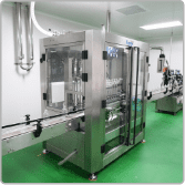 Liquid filling machine on the home care production line
