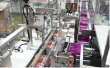 Multi-lane machine producing filled drink sachets