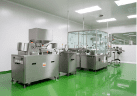 Stainless steel filling and packing machines in the cleanroom