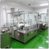 Automated filling and sealing machine on the personal care production line