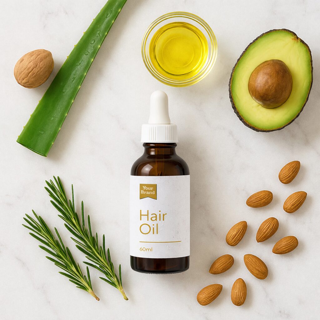Hair Oil - Gallery image 1 - Personal Care OEM product by Edmark Industries