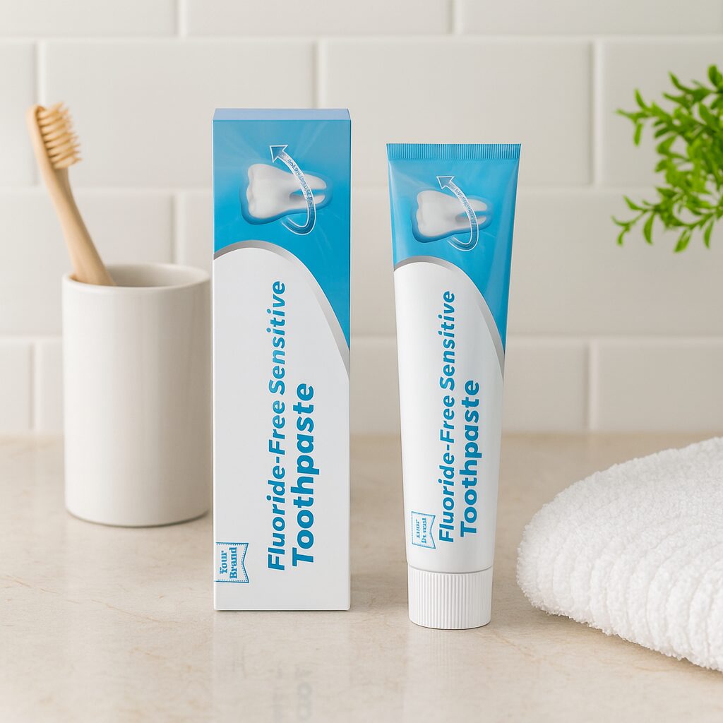 Fluoride-Free Sensitive Toothpaste - Gallery image 2 - Personal Care OEM product by Edmark Industries