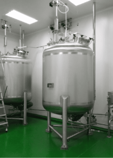 Stainless steel mixing vessels for home care liquid production