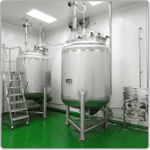 Stainless steel mixing vessels for home care liquid production