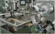 Softgel capsules on the inspection tray of the encapsulation machine