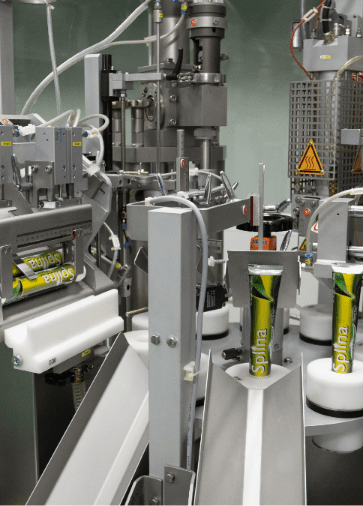 Mixing and transfer equipment on the personal care production floor