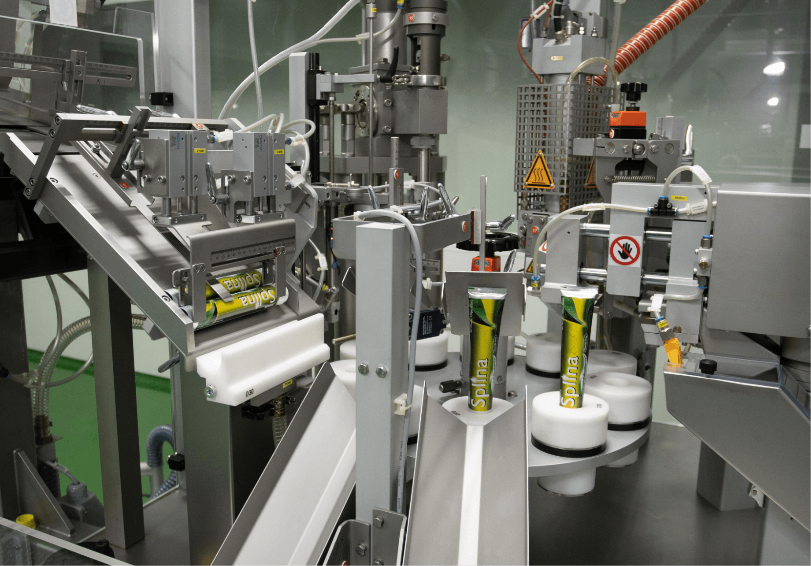Mixing and transfer equipment on the personal care production floor