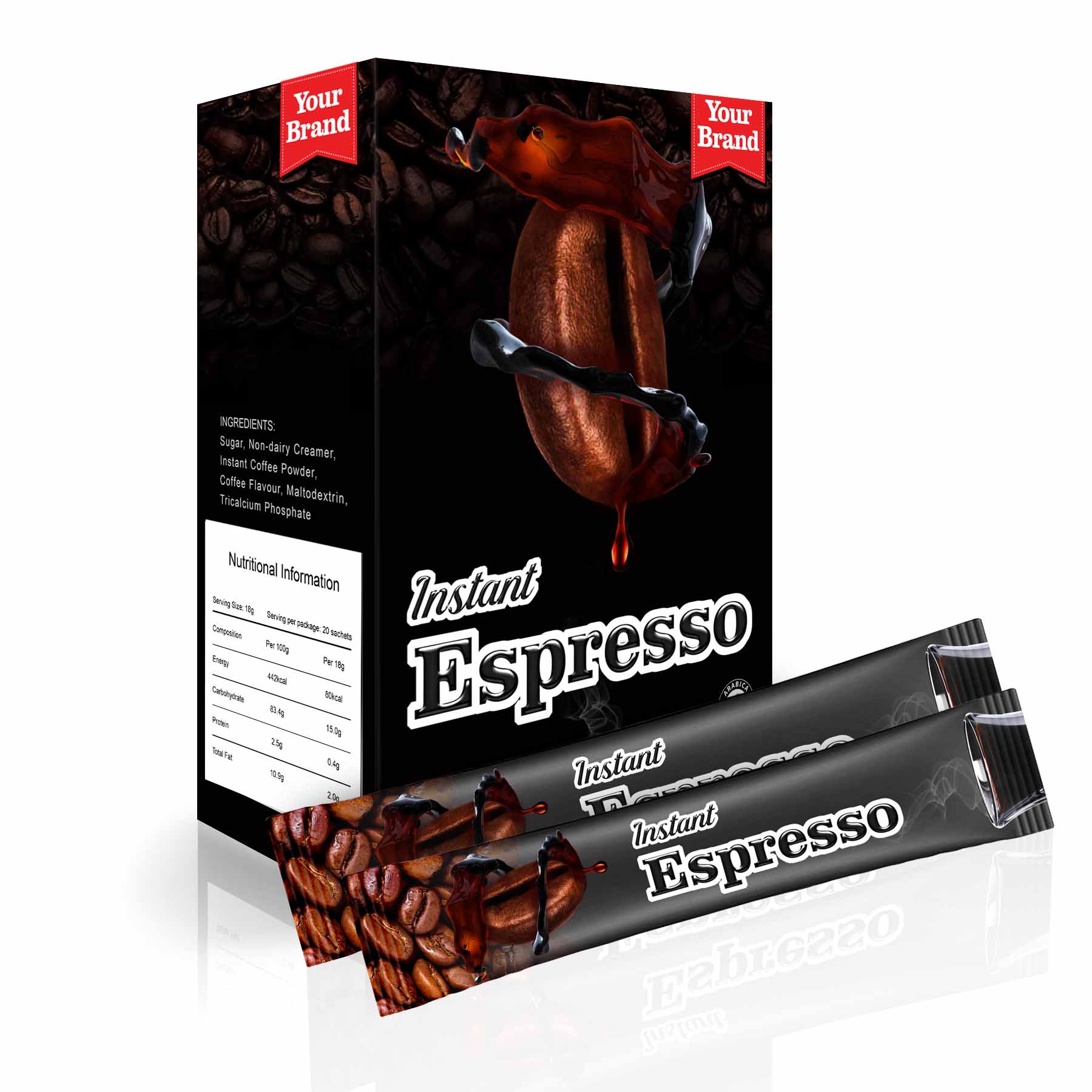 Espresso - Food & Beverage product by Edmark Industries, ISO certified OEM manufacturer Malaysia