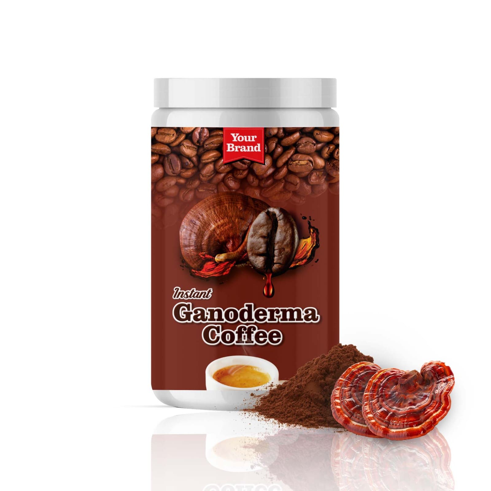 Instant Ganoderma Coffee - Food & Beverage product by Edmark Industries, ISO certified OEM manufacturer Malaysia