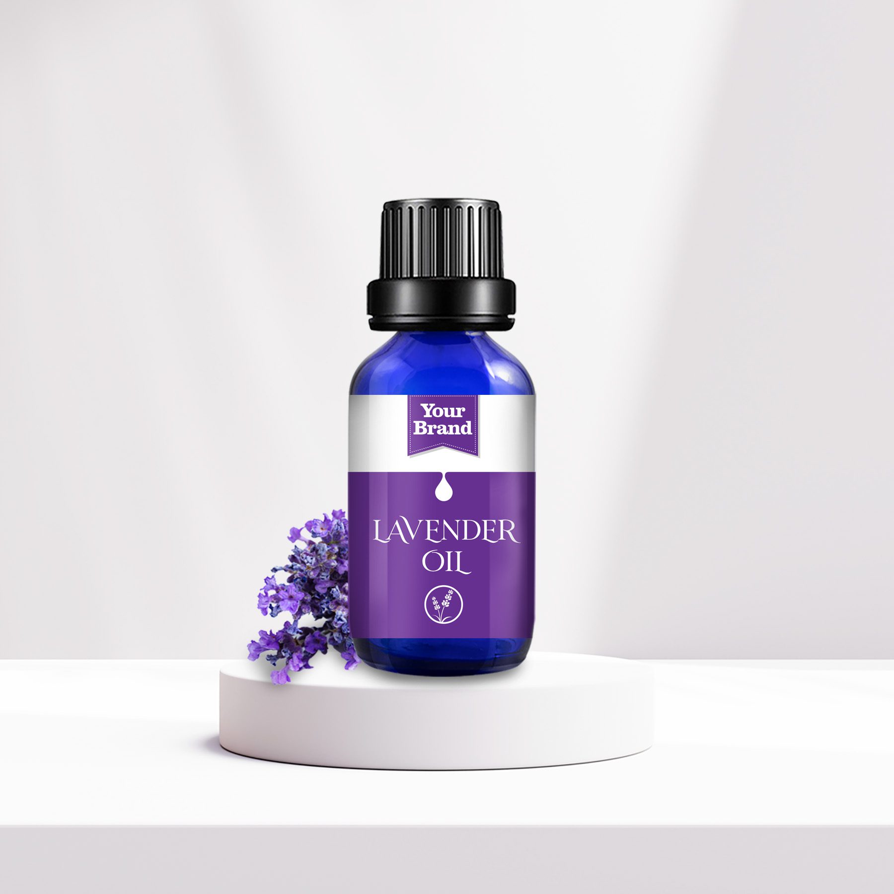 Essential Oil Glass Lavender 3 - Edmark Industries OEM manufacturer Malaysia