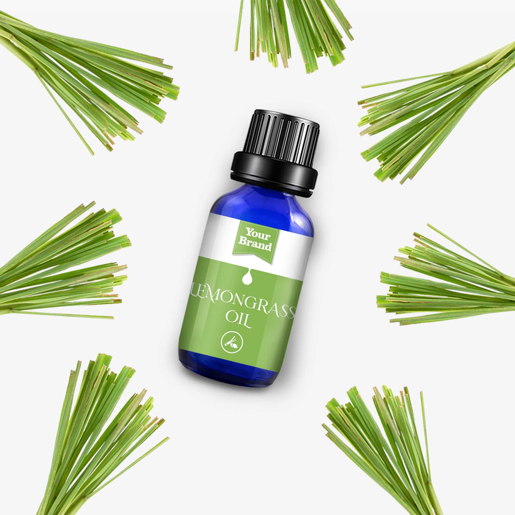 Essential Oil Glass Lemongrass 2 - Edmark Industries OEM manufacturer Malaysia