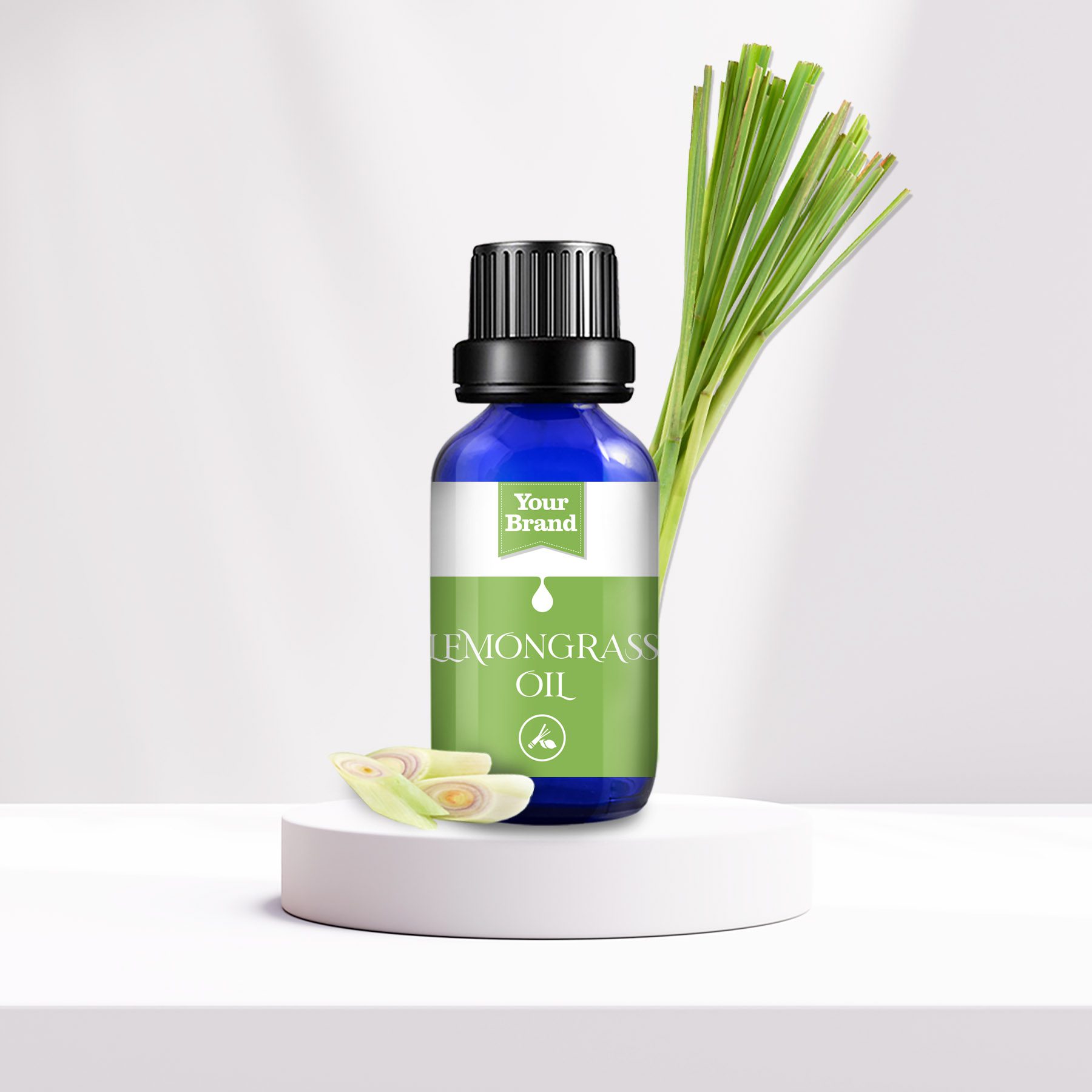 Essential Oil Glass Lemongrass 3 - Edmark Industries OEM manufacturer Malaysia