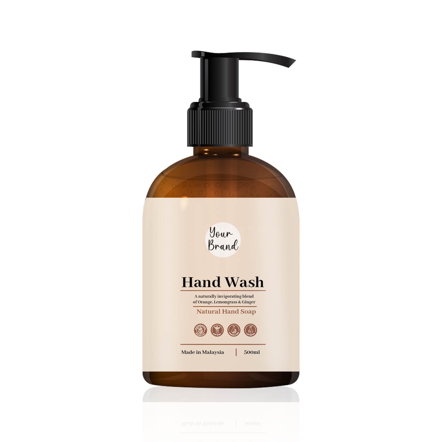 Hand Wash - Personal Care product by Edmark Industries, ISO certified OEM manufacturer Malaysia