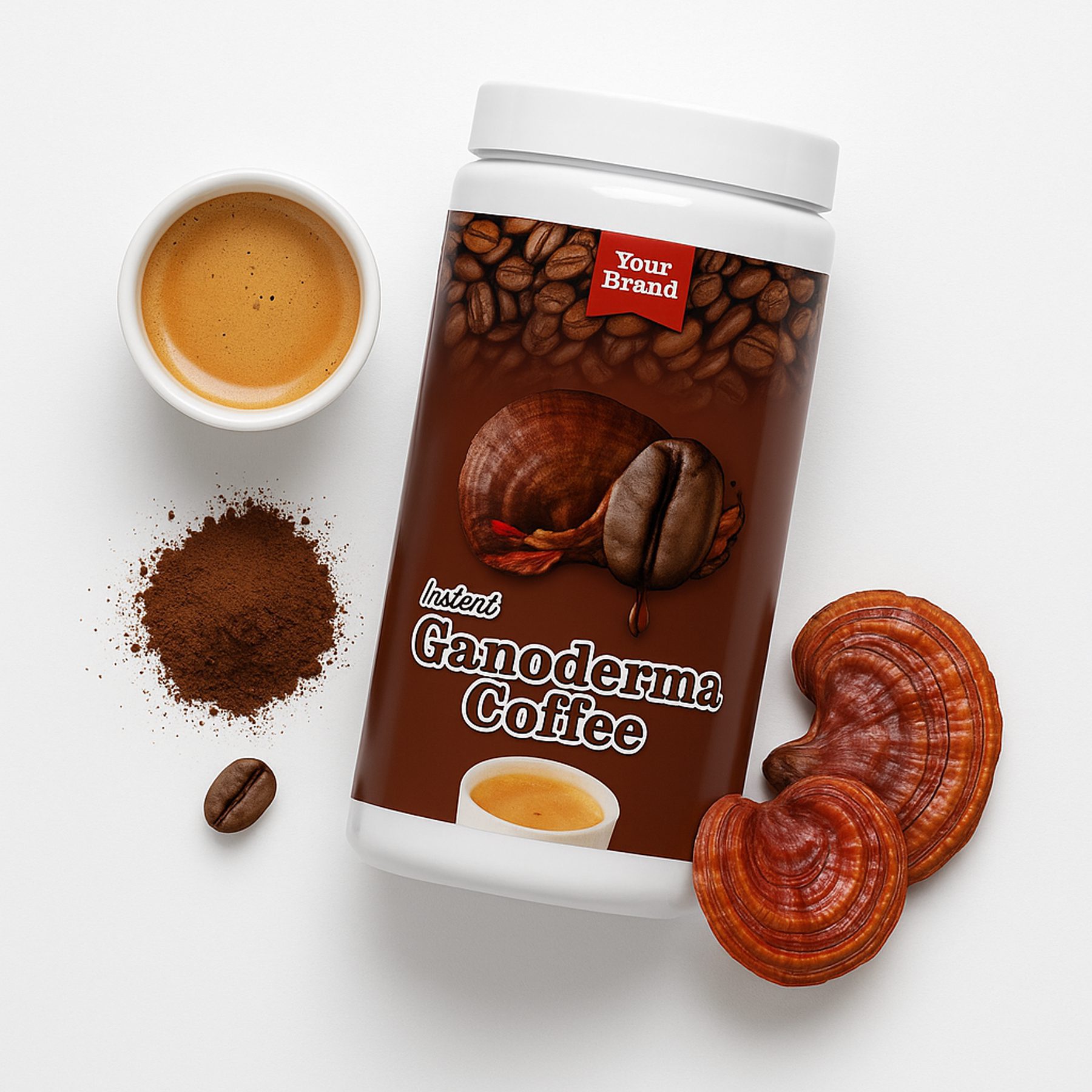 Instant Ganoderma Coffee - Gallery image 1 - Food & Beverage OEM product by Edmark Industries