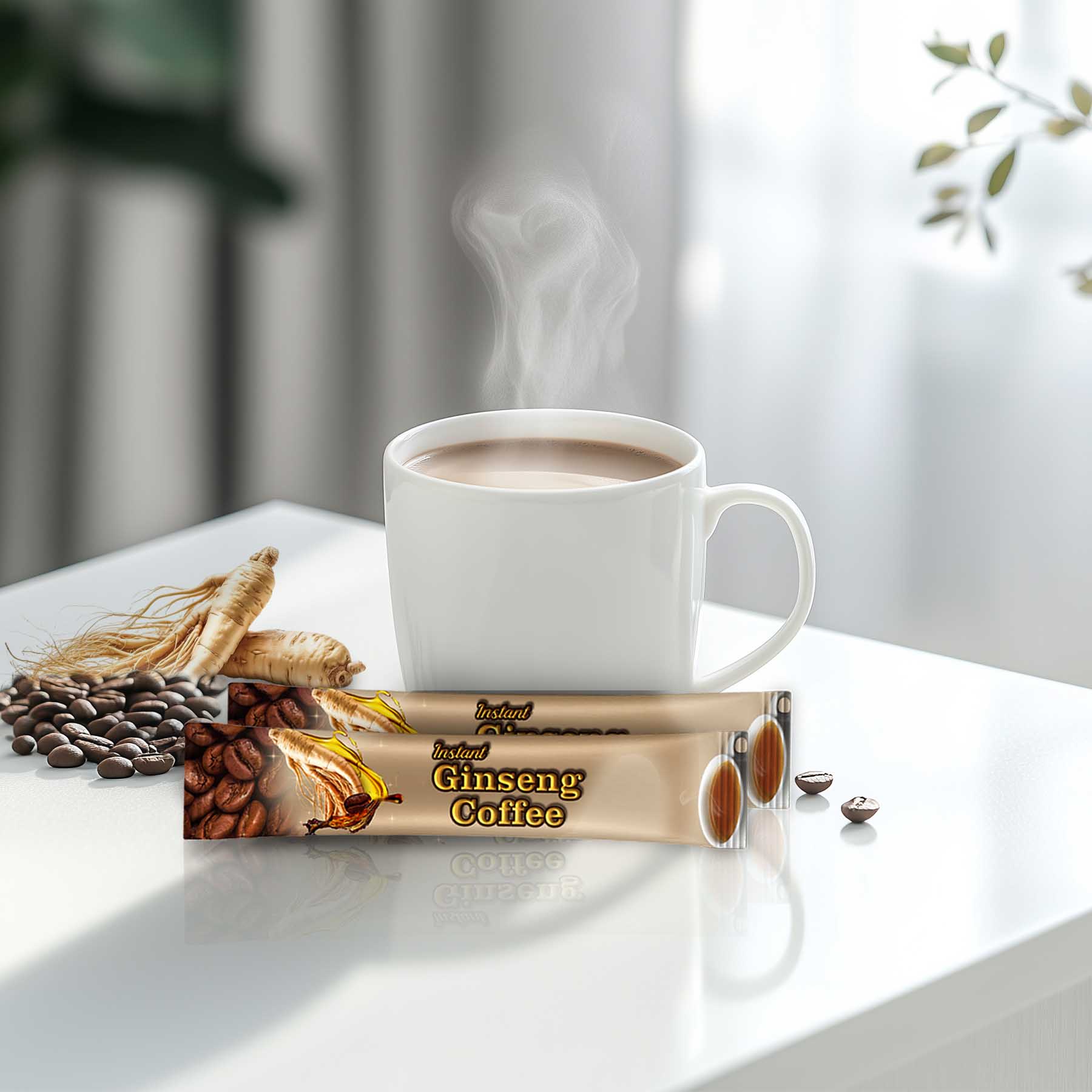 Instant Ginseng Coffee - Gallery image 2 - Food & Beverage OEM product by Edmark Industries