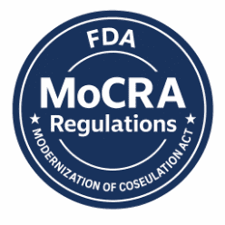 MoCRA (Modernization of Cosmetics Regulation Act) compliance logo — Edmark Industries